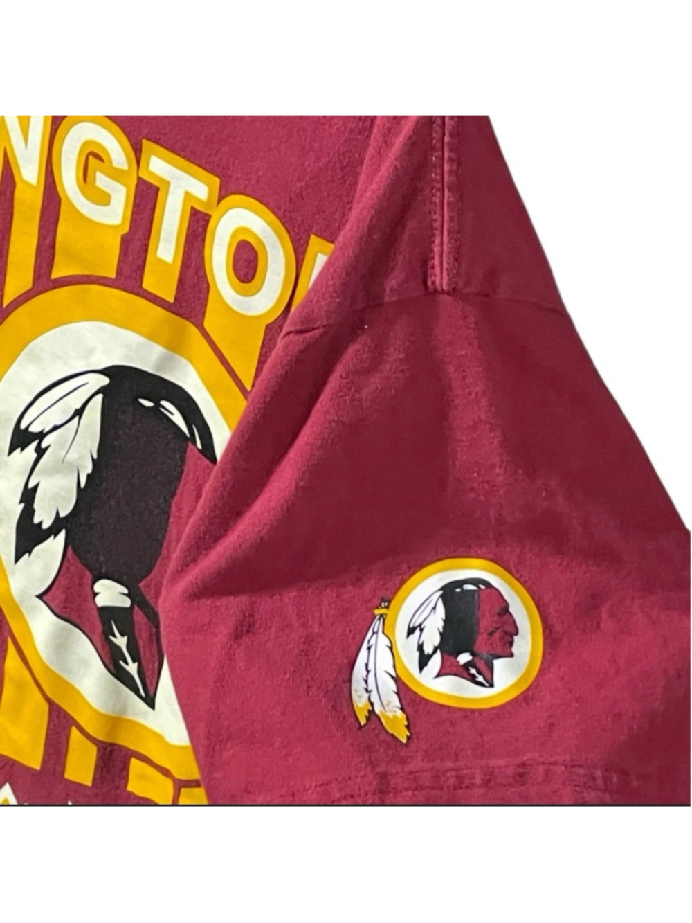 Mitchell & Ness Mens Large Washington Redskins T Shirt Vintage Collection HTF - Picture 2 of 13